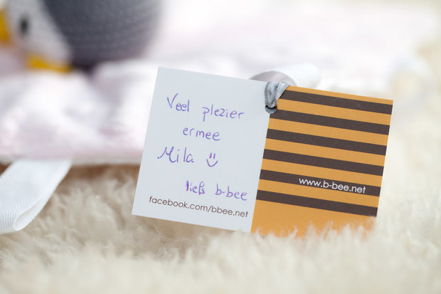 B-bee de bij Knuffeldoek